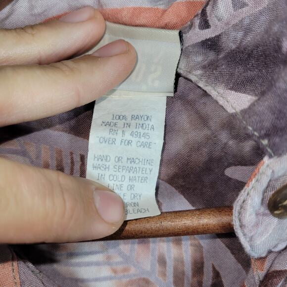 Vtg Chicos Shawl Cardigan Womens Kimono Lagenlook Cottagecore Art To Wear Boho - Picture 7 of 15